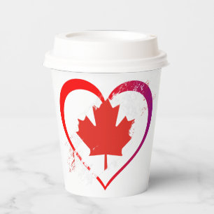 Canada Day Paper Cups