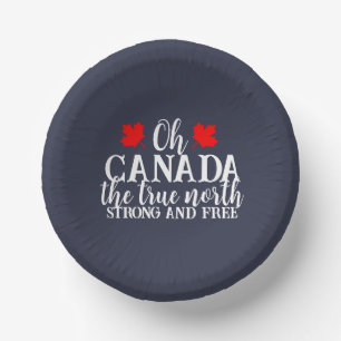 Canada Day  Paper Plate