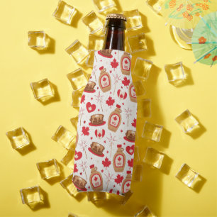 Canada Day Party Cosy Bottle Cooler