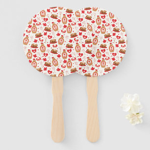 Canada Day Party Hand Fans