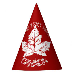 Canada Day Party Hats Personalised 