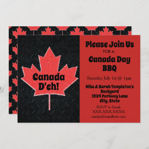 Canada Day Party Invitations