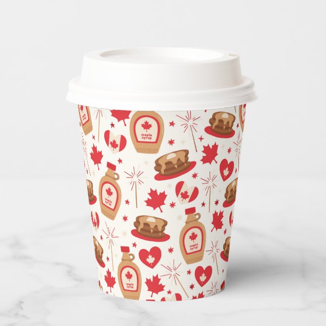 Canada Day Party Paper Cups (Front)