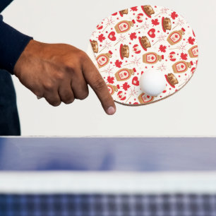 Canada Day Party Ping Pong Paddle