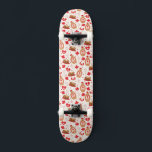 Canada Day Party Skateboard<br><div class="desc">Show your patriotism with this eye-catching pattern! It's a fun and funky way to dress up decor,  gifts,  apparel,  and household items for the occasion. Check out my store for more pattern items and gift ideas,  or combine items to create an interesting gift package!</div>