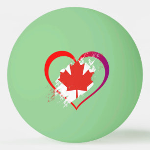 Canada Day Ping Pong Balls