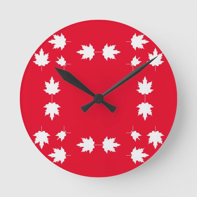 canada day round clock (Front)