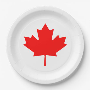Canada Day  set of 8 paper plates