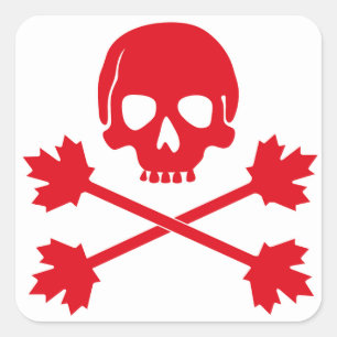 Canada Day Square Sticker