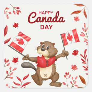 Canada Day  Square Sticker