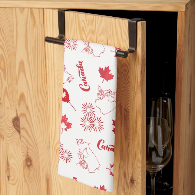 Canada Day Tea Towel (Thirds Fold)