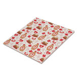 Canada Day Tile<br><div class="desc">Show your patriotism with this eye-catching pattern! It's a fun and funky way to dress up decor,  gifts,  apparel,  and household items for the occasion. Check out my store for more pattern items and gift ideas,  or combine items to create an interesting gift package!</div>