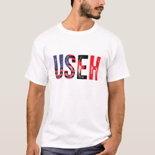 Canada Day Useh Canadian Us Canada Flag Maple Leaf T-Shirt