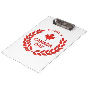 Canada Day Wreath Clipboard