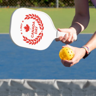 Canada Day Wreath Pickleball Racket Paddle