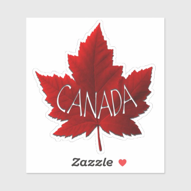 Canada Decals Maple Leaf Window Decal Stickers (Sheet)