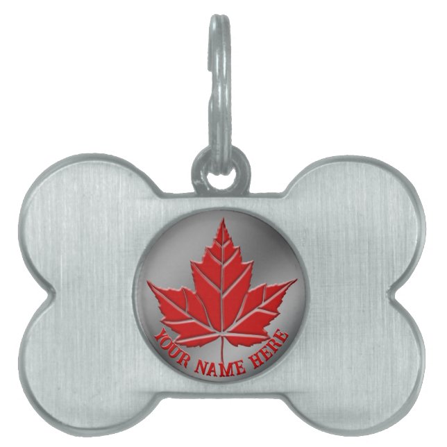 Canada Dog Tag Custom Canada Pet Tag Souvenirs (Front)