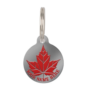 Canada Dog Tag Custom Canada Pet Tag Souvenirs