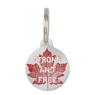 Canada Dog Tags Personalised Canada Pet Souvenirs