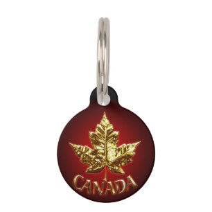 Canada Dog Tags Personalised Canada Pet Souvenirs