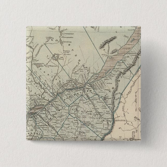 Canada East 15 Cm Square Badge (Front)
