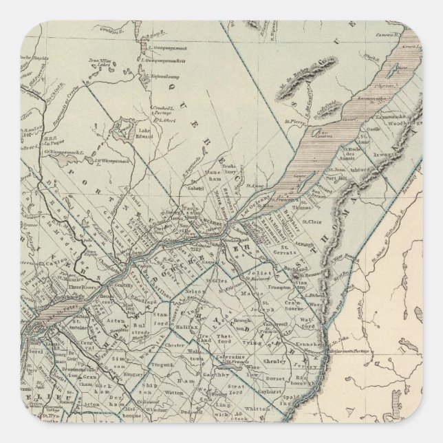 Canada East Square Sticker (Front)