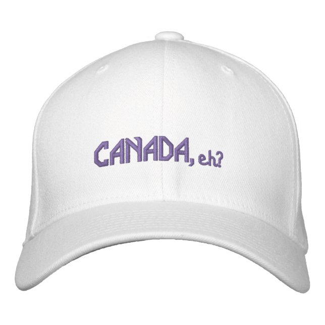 CANADA, eh? Embroidered Hat (Front)