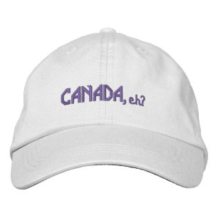 CANADA, eh? Embroidered Look  Hat