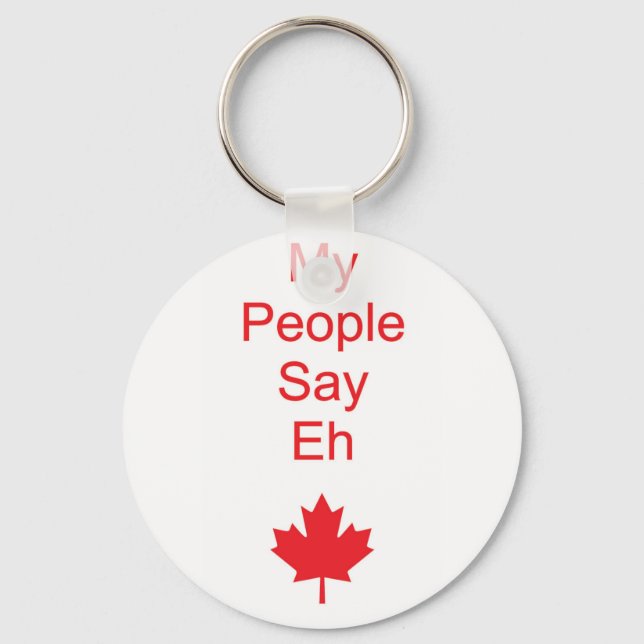 Canada eh key ring (Front)