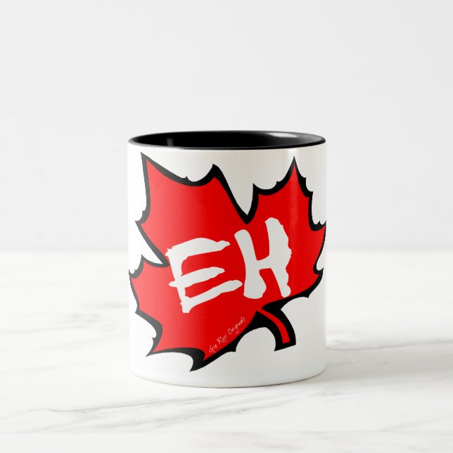 Canada Eh Two-Tone Coffee Mug (Center)