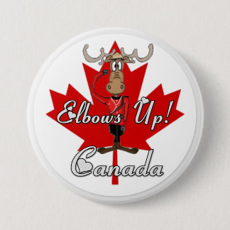 Canada Elbows Up 7.5 Cm Round Badge