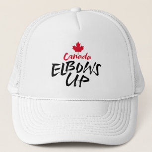 CANADA Elbows Up red maple is not for sale to USA Trucker Hat