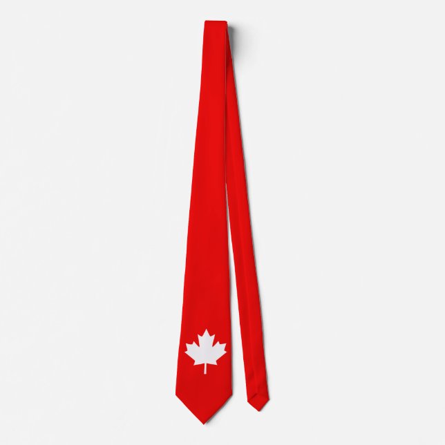 Canada Established 1867 Anniversary 150 Years Tie (Front)