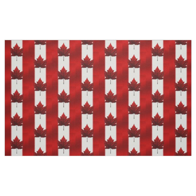 Canada Fabric Canada Flag Fabric Customised Fabric (Fat Quarter)
