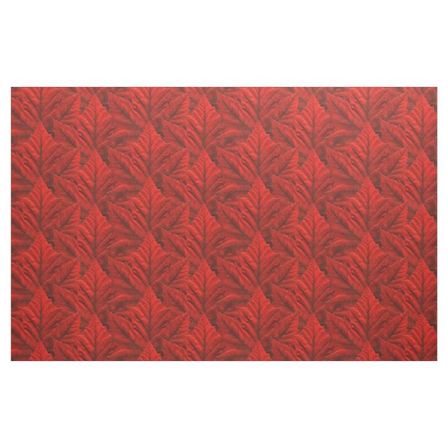 Canada Fabric Canada Maple Leaf Fabric Flag Fabric (Fat Quarter)