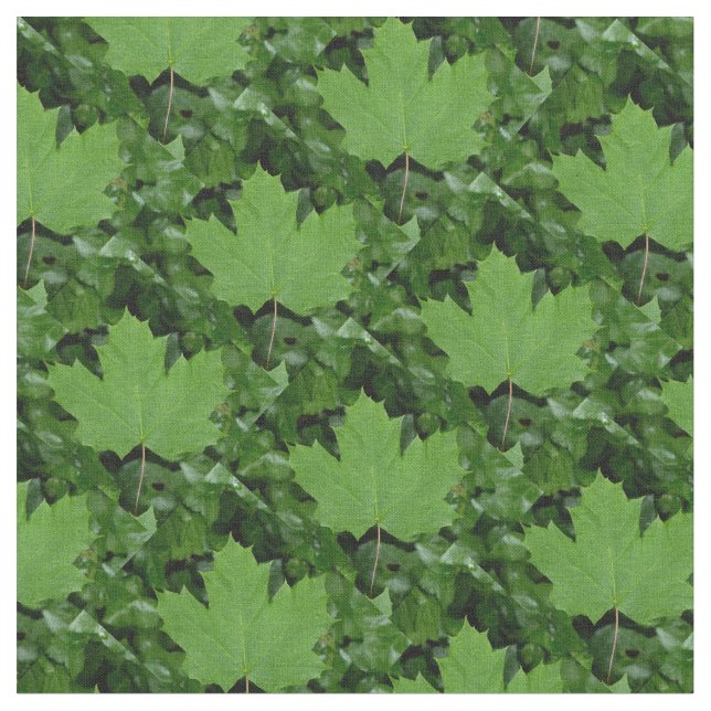 Canada Fabric Canada Maple Leaf Fabric Flag Fabric (Close Up)