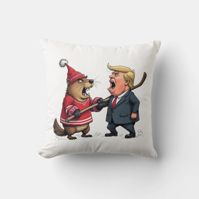 Canada fighting Trump Cushion (Front)