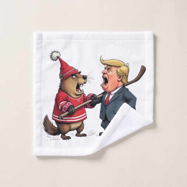 Canada fighting Trump Wash Cloth (Wash Cloth)
