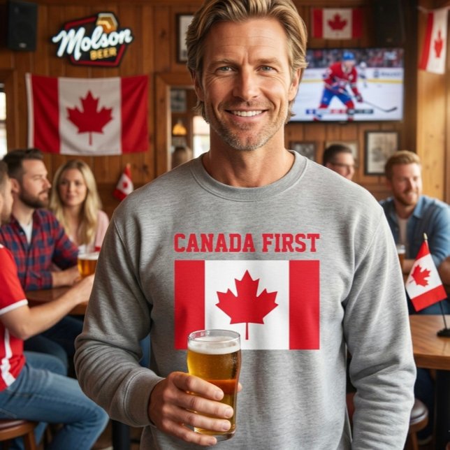 Canada First. Conservative Canada. Sweatshirt (Creator Uploaded)