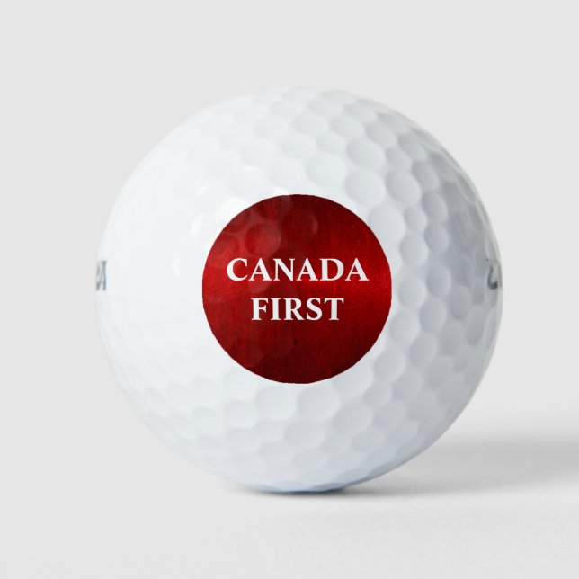 CANADA FIRST  GOLF BALLS (Front)