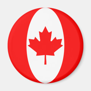 Canada Fisheye Flag Magnet