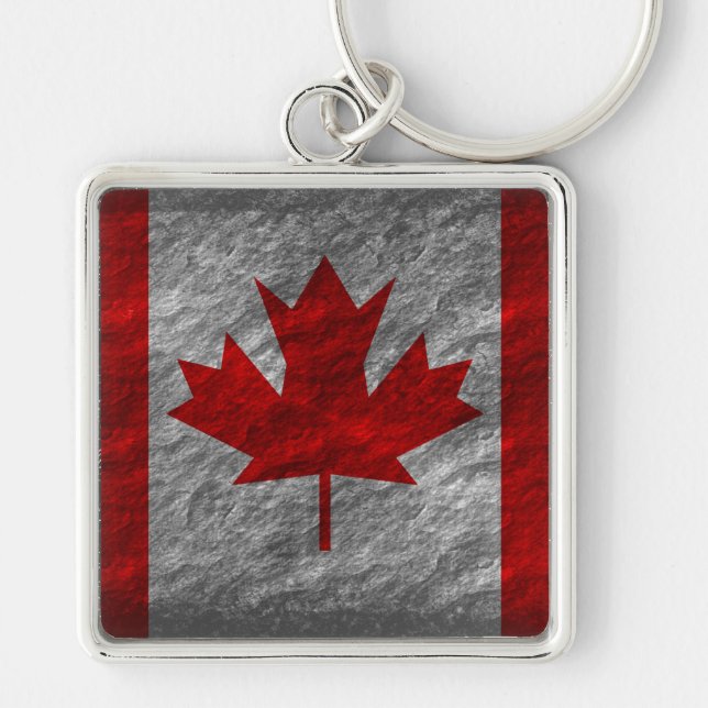 Canada Flag 2 Key Ring (Front)