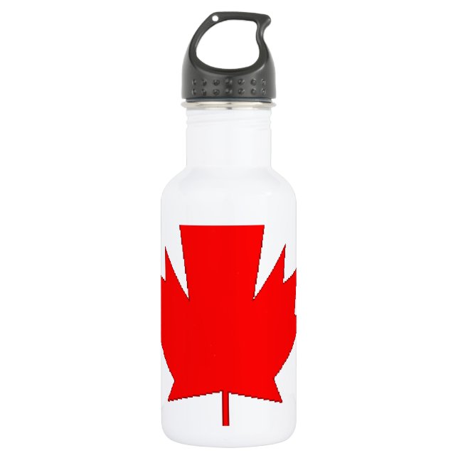 Canada flag 532 ml water bottle (Front)