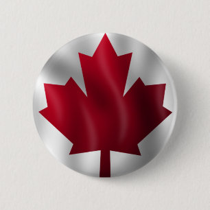 Canada Flag 6 Cm Round Badge