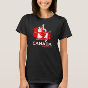 Canada Flag Acrobat Girls Tumbling Team Canadian G T-Shirt