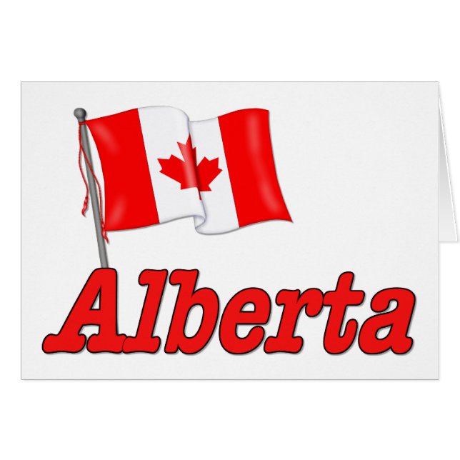 Canada Flag - Alberta (Front Horizontal)