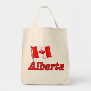 Canada Flag - Alberta Tote Bag