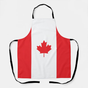 Canada flag apron