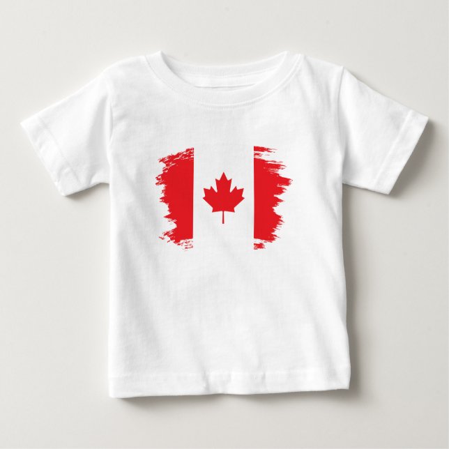 Canada flag baby T-Shirt (Front)
