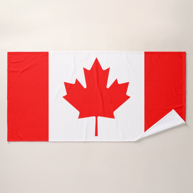Canada Flag Bath Towel (Bath Towel)